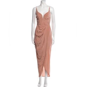 Zimmerman Silk Long Nude Dress